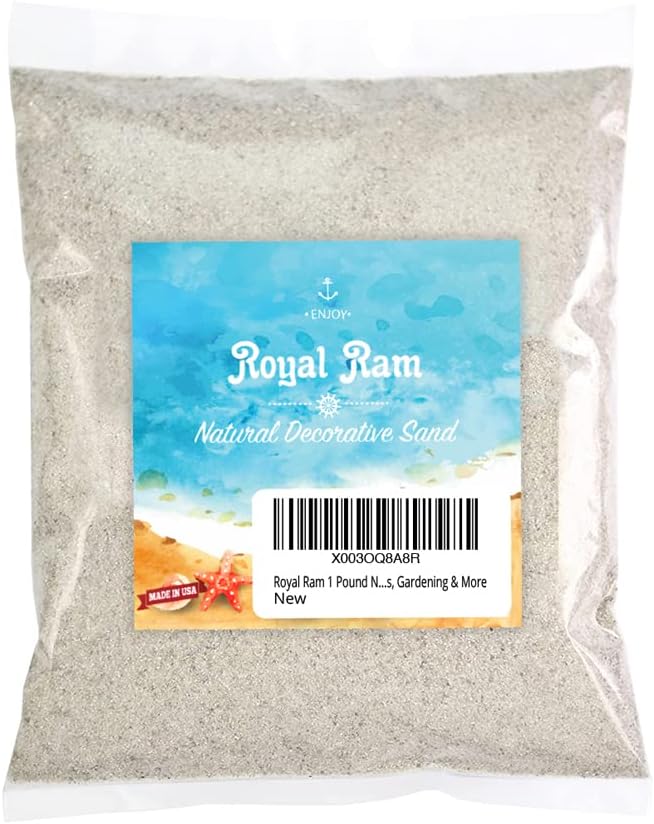 Royal Ram 1 Pound Natural Decorative Real Sand